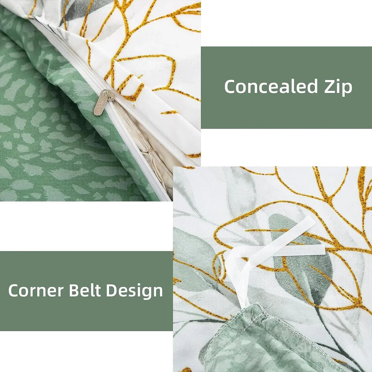 Whisper Nordic Eden Quilt / Doona / Duvet Cover set - Image 4