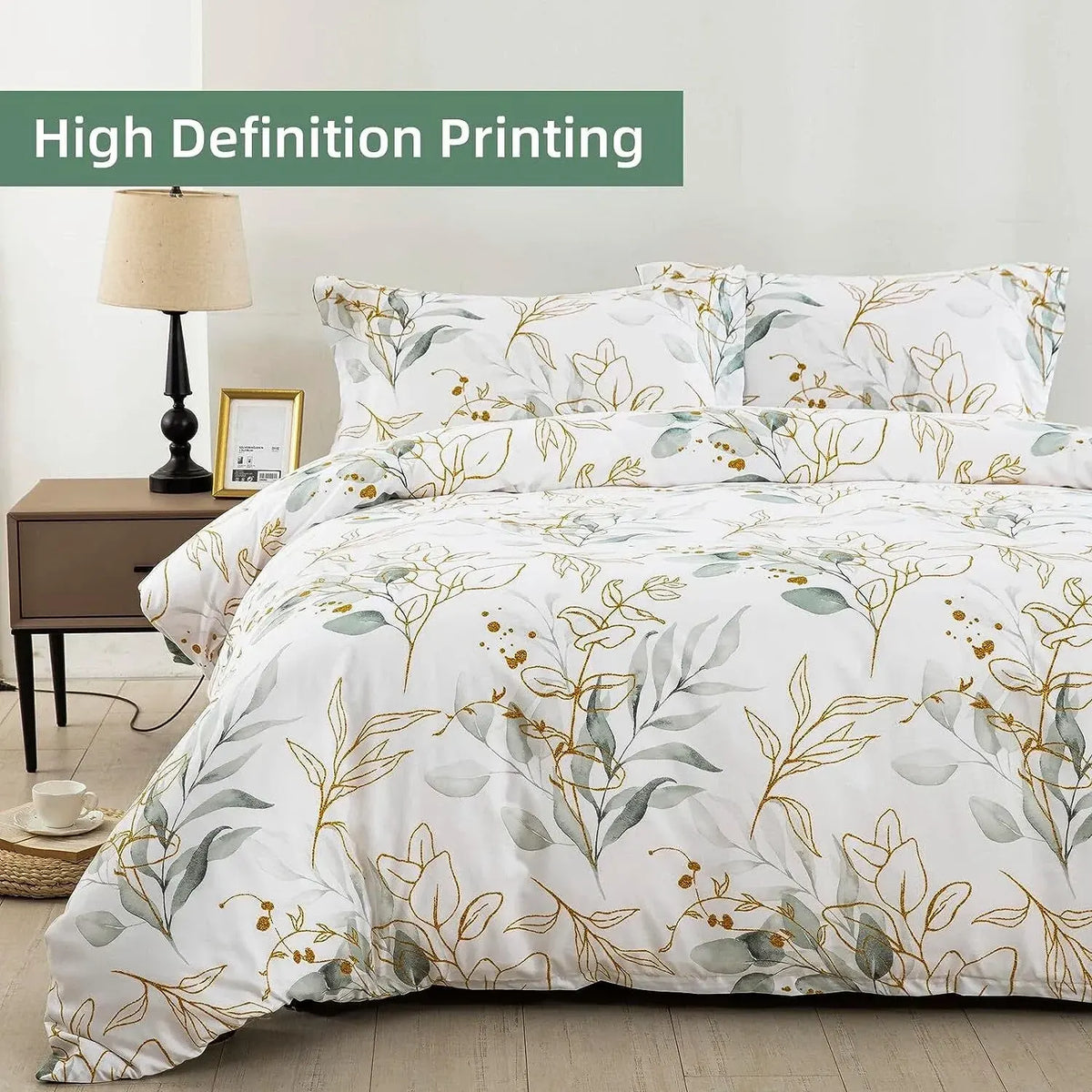 Whisper Nordic Eden Quilt / Doona / Duvet Cover set - Image 6