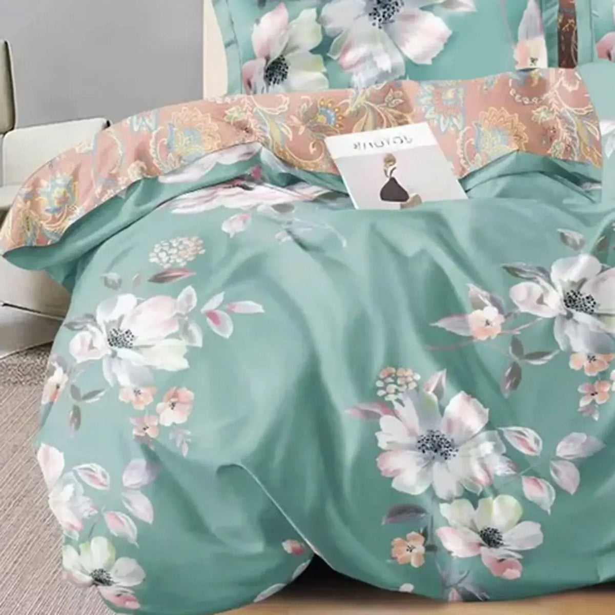 Stripe Riviera Eden Quilt / Doona / Duvet Cover set - Image 4
