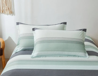 Stripe Bellagio Serenity Quilt / Doona / Duvet Cover set - Image 4
