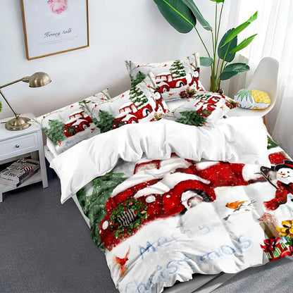 Christmas Calais Botanical Quilt / Doona / Duvet Cover set - Image 8