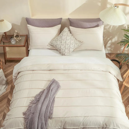 Stripes Sylvie Heritage Quilt / Doona / Duvet Cover set - Image 2