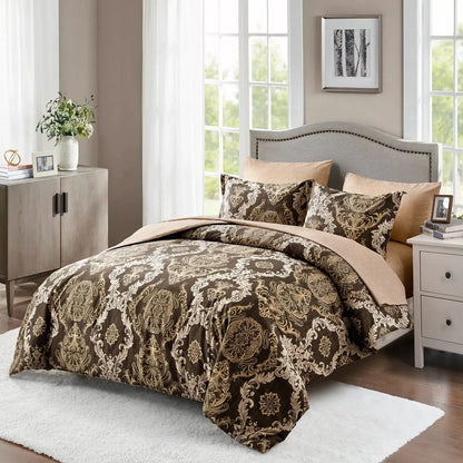 Damascus Aurelia Bloomscape Quilt / Doona / Duvet Cover set - Image 2