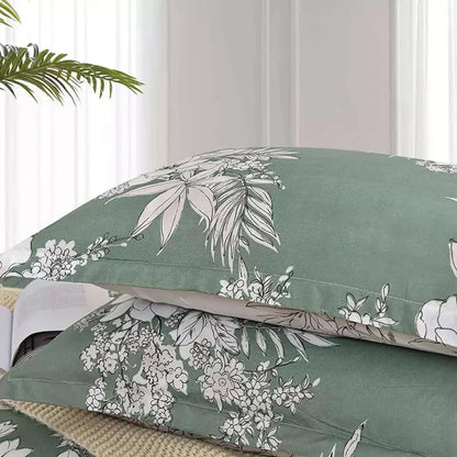 Vintage Floral Duvet Cover Set - Reversible Design-King - Image 7