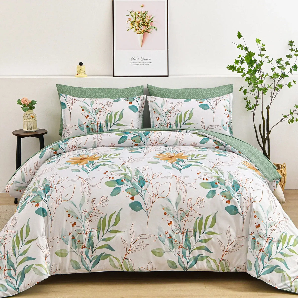 Butterfly Seraphine Bloomscape Quilt / Doona / Duvet Cover set