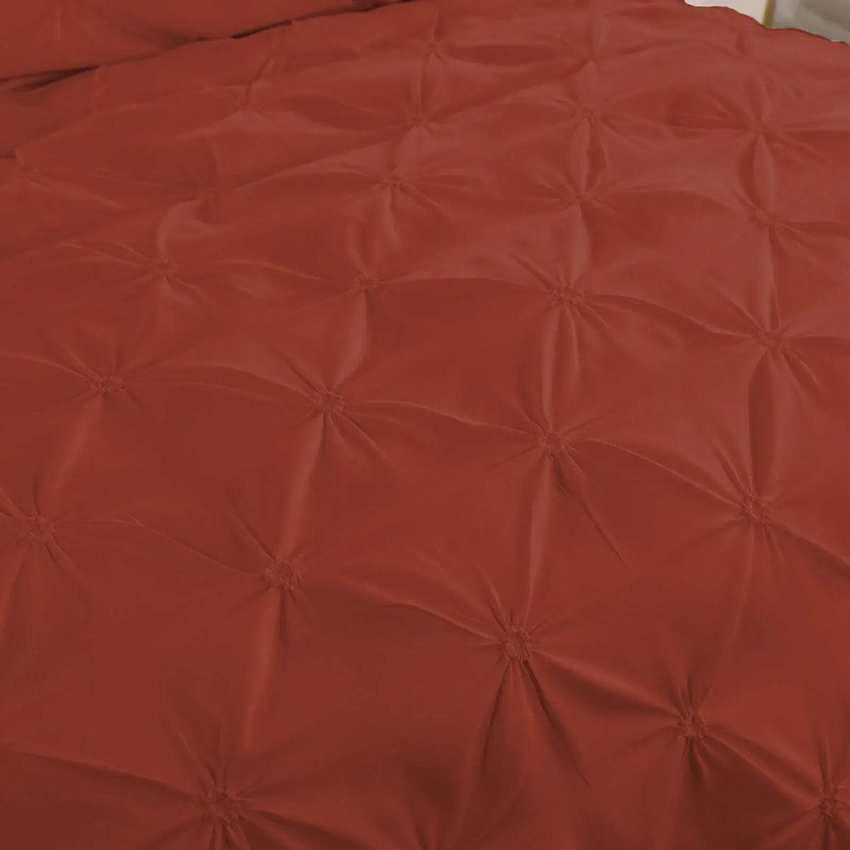 Caramel Siena Dahlia Quilt / Doona / Duvet Cover set - Image 6
