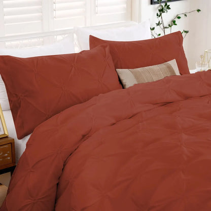 Caramel Siena Dahlia Quilt / Doona / Duvet Cover set - Image 4