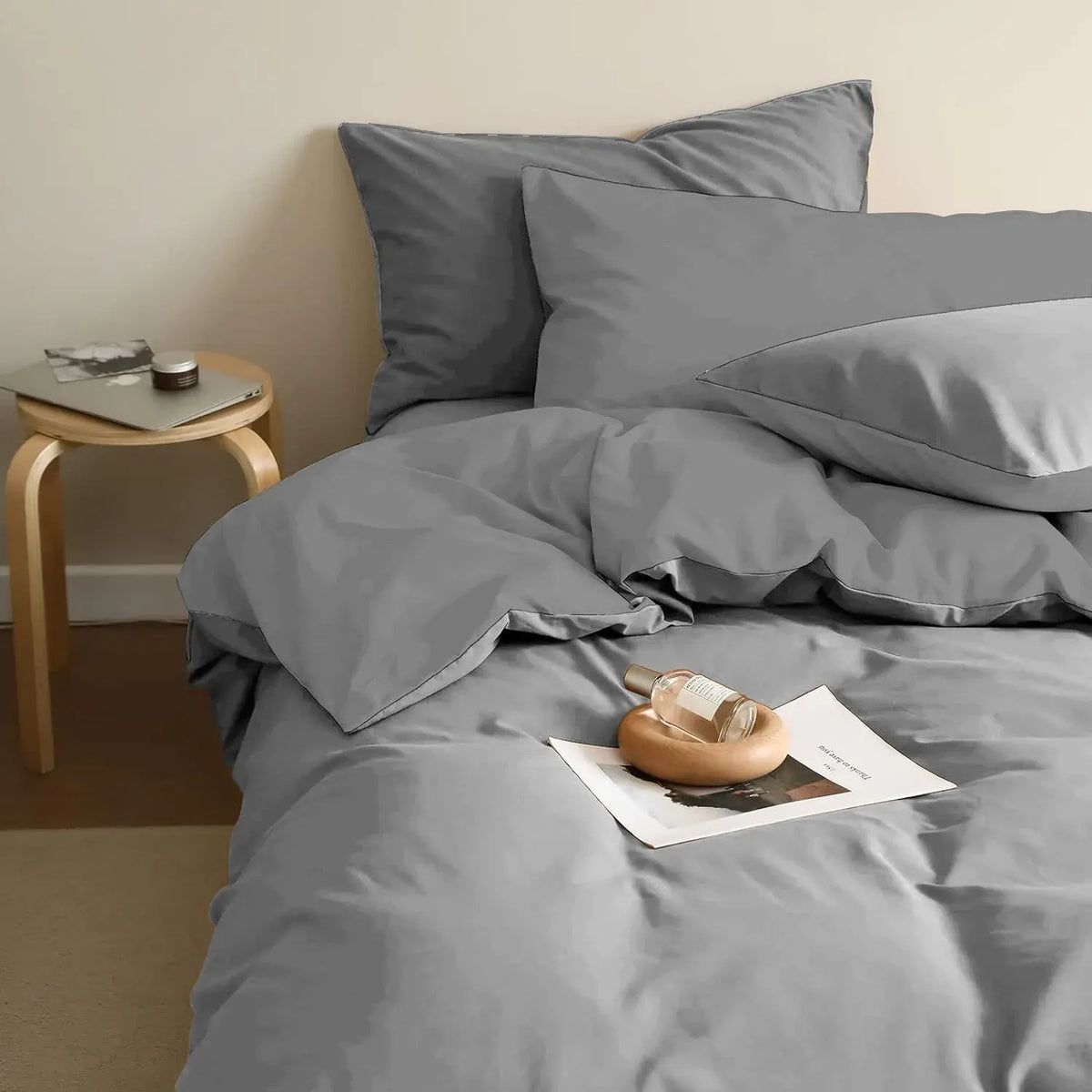 2000TC Bloom Lorette Willow Quilt / Doona / Duvet Cover set - Image 4