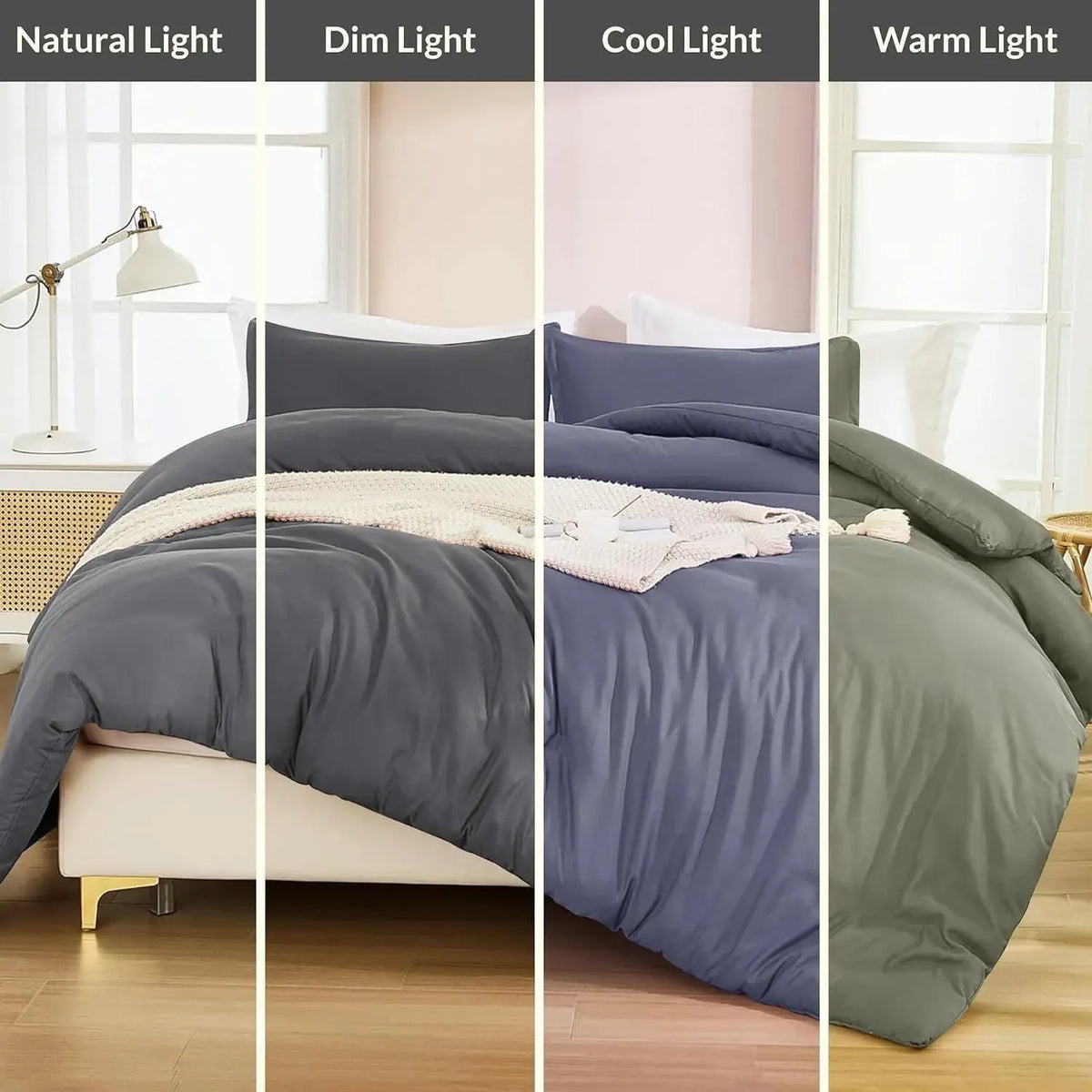2000TC Bloom Lorette Willow Quilt / Doona / Duvet Cover set - Image 9