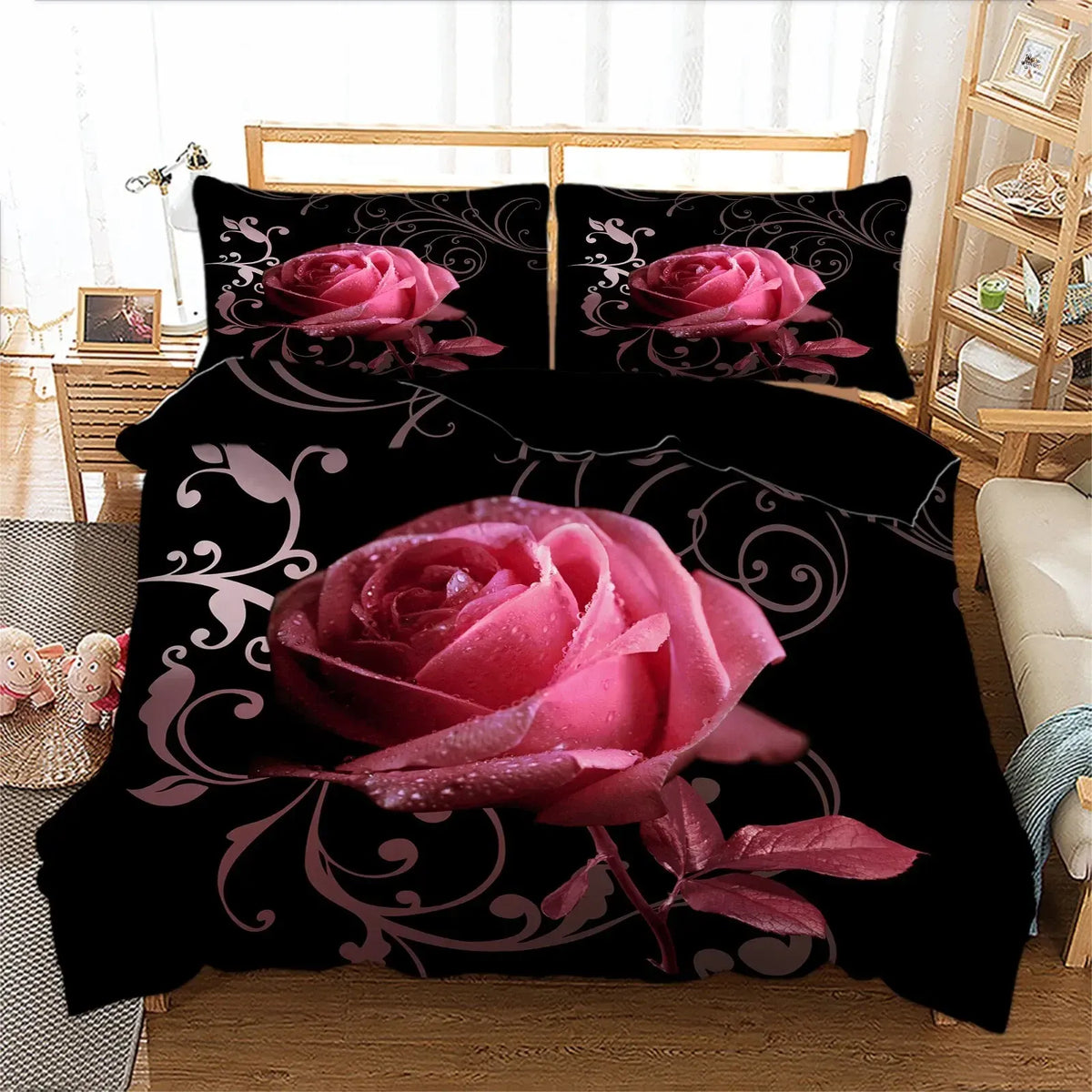 Bohemian Arabelle Botanical Quilt / Doona / Duvet Cover set - Image 2