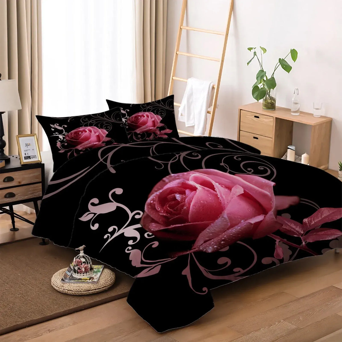 Bohemian Arabelle Botanical Quilt / Doona / Duvet Cover set - Image 3