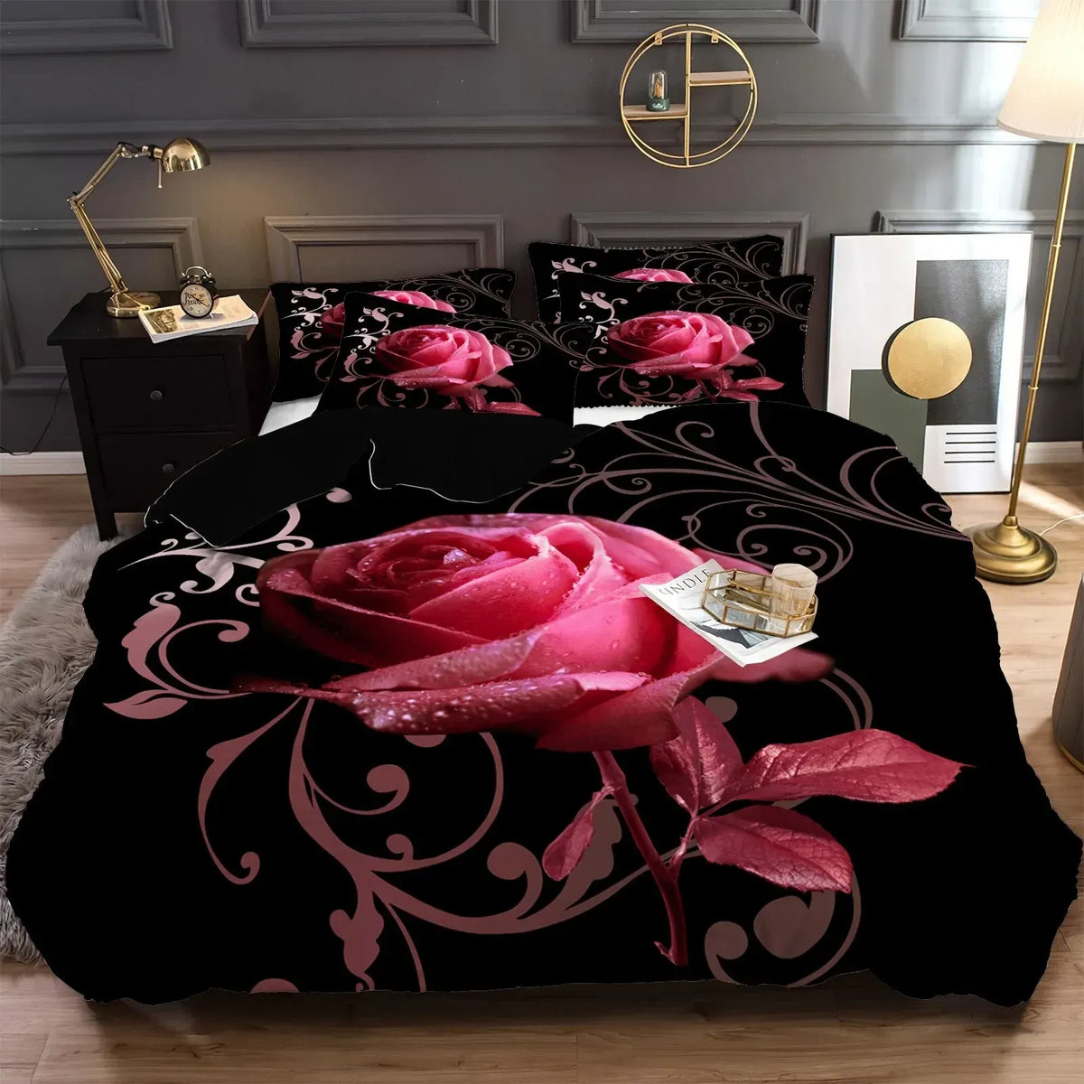 Bohemian Arabelle Botanical Quilt / Doona / Duvet Cover set - Image 7