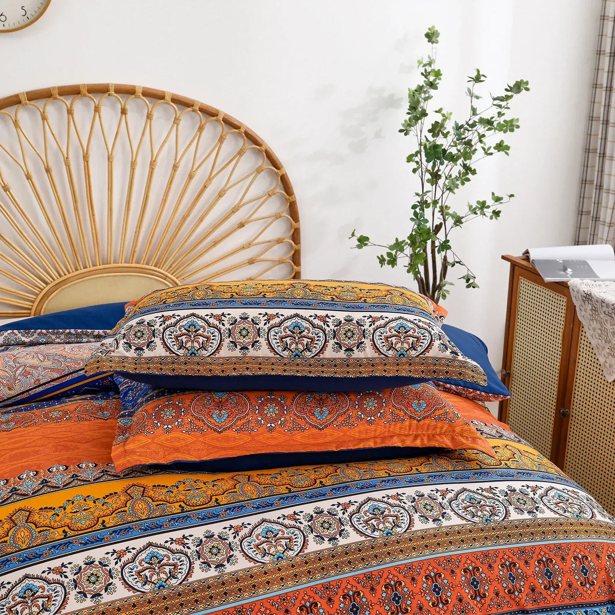 Stripe Aveline Marigold Quilt / Doona / Duvet Cover set - Image 4