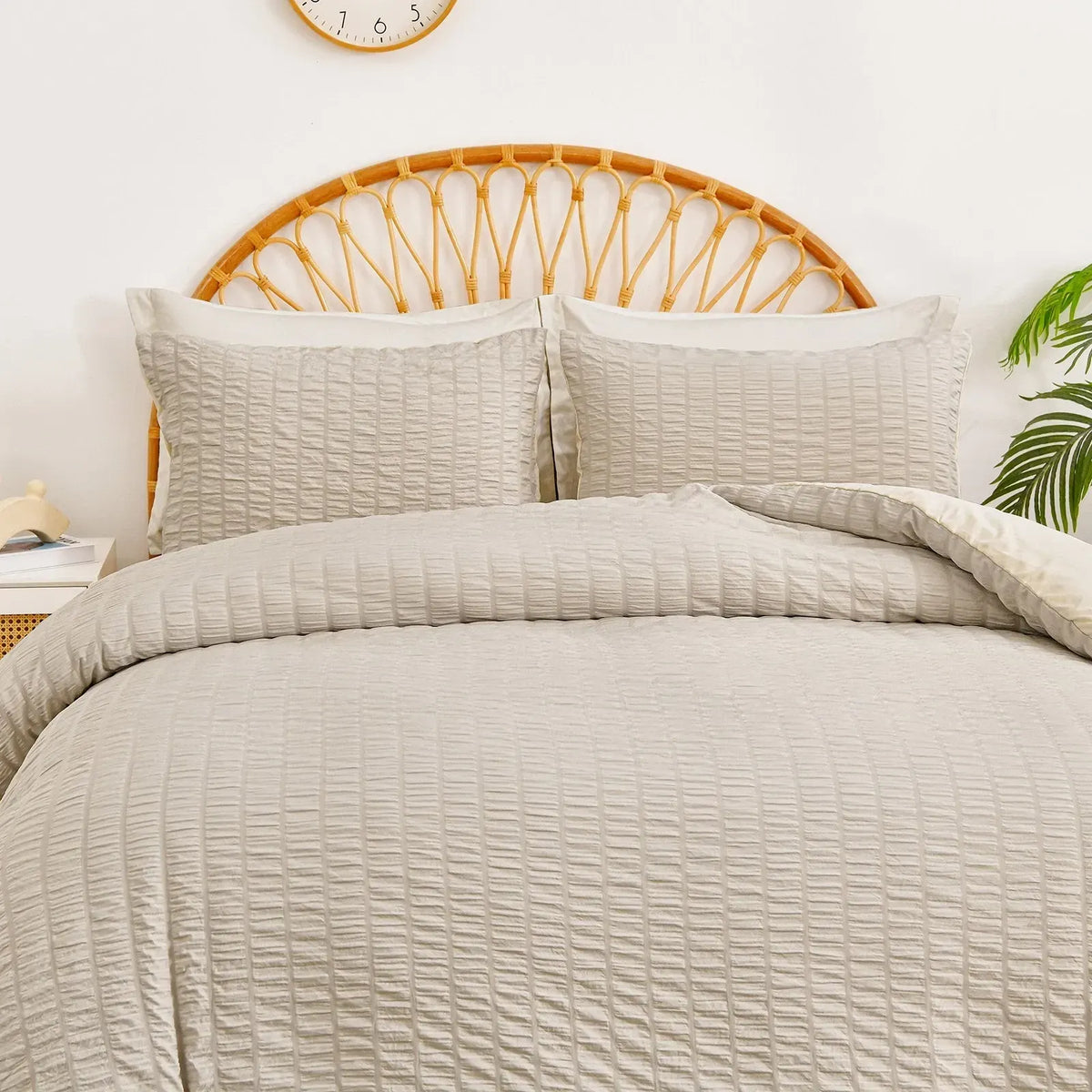 Stripe Lombardy Serenity Quilt / Doona / Duvet Cover set - Image 5