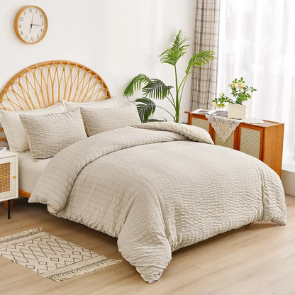 Stripe Lombardy Serenity Quilt / Doona / Duvet Cover set - Image 2