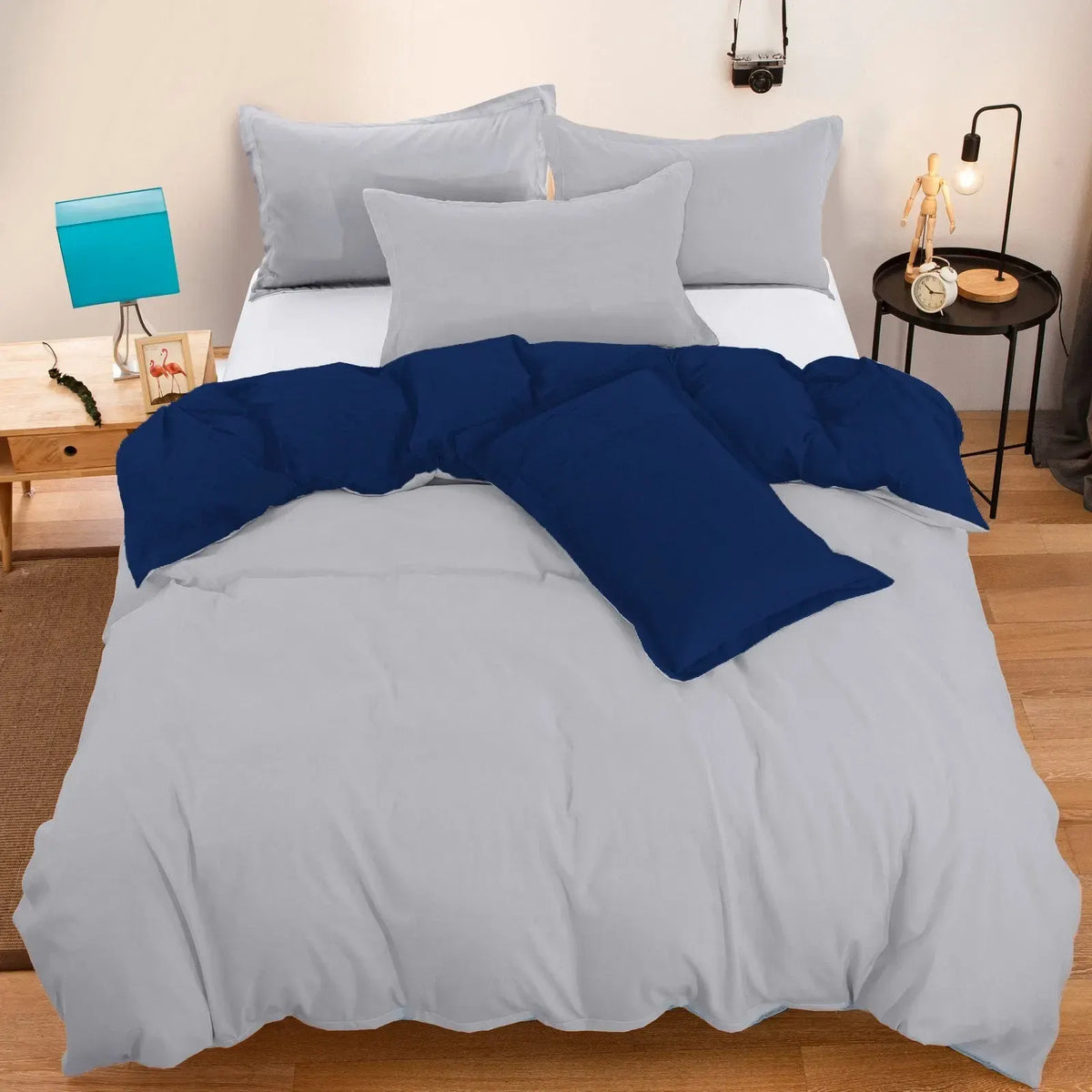 Stripe Mireille Elegance Quilt / Doona / Duvet Cover set - Image 2
