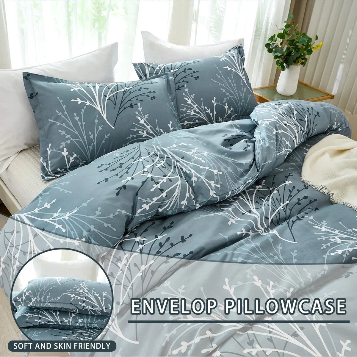 Bloom Sylvie Charm Quilt / Doona / Duvet Cover set - Image 3