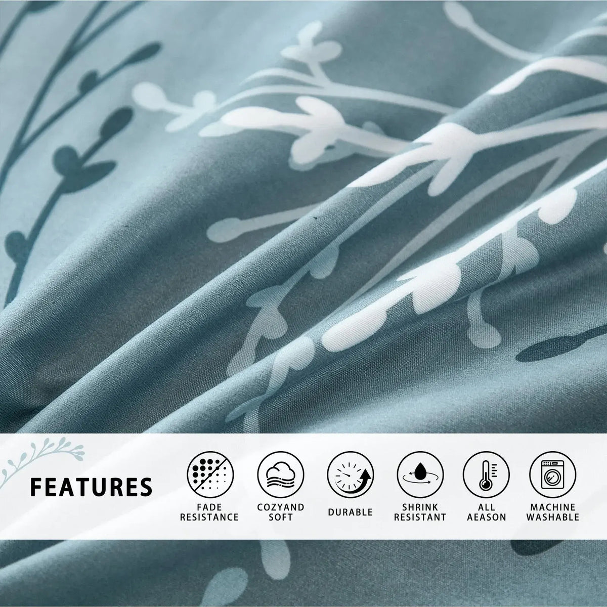 Bloom Sylvie Charm Quilt / Doona / Duvet Cover set - Image 6