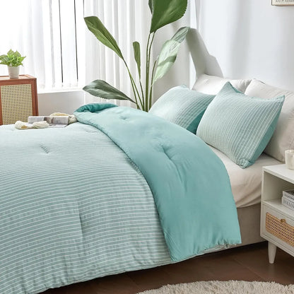 Stripe Avignon Gallery Quilt / Doona / Duvet Cover set - Image 4