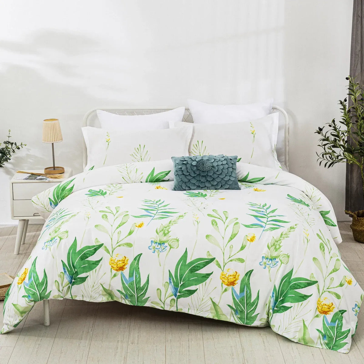 Leaf Rosaline Marigold Quilt / Doona / Duvet Cover set
