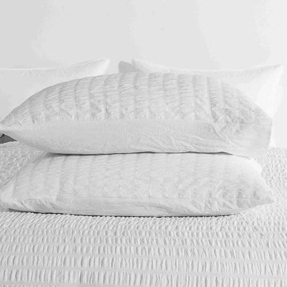 Seersucker White Valencia Dream Quilt / Doona / Duvet Cover set - Image 5