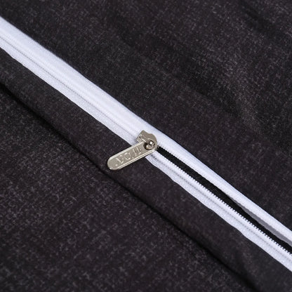Gray Striped Cannes Gallery Quilt / Doona / Duvet Cover set - Image 4