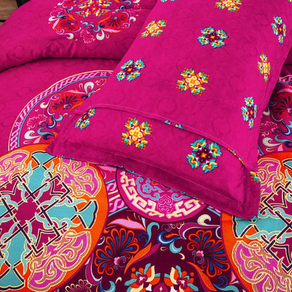 Aesthetic Glow Floral 3‑Piece Comforter Set with Matching Shams - Image 6