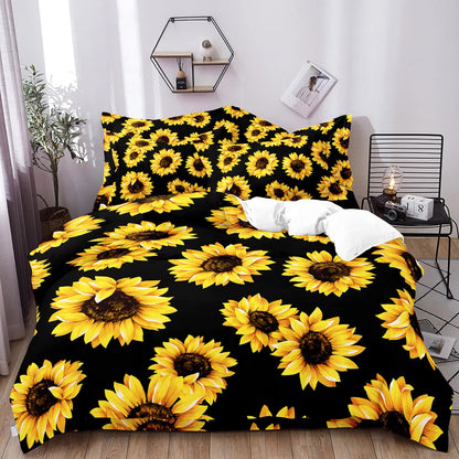 Scandi Dream soft floral Comforter Set – Soft Neutral 3‑Piece Look - Image 4