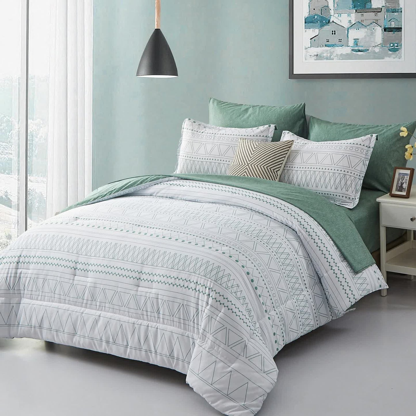 Boho Vibes Bedding Set – 3‑Piece Comforter & Pillow Covers - Image 3