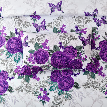 Luxe Loft Purple rose Quilted Comforter & Shams – Trending 3‑Piece Set - Image 3