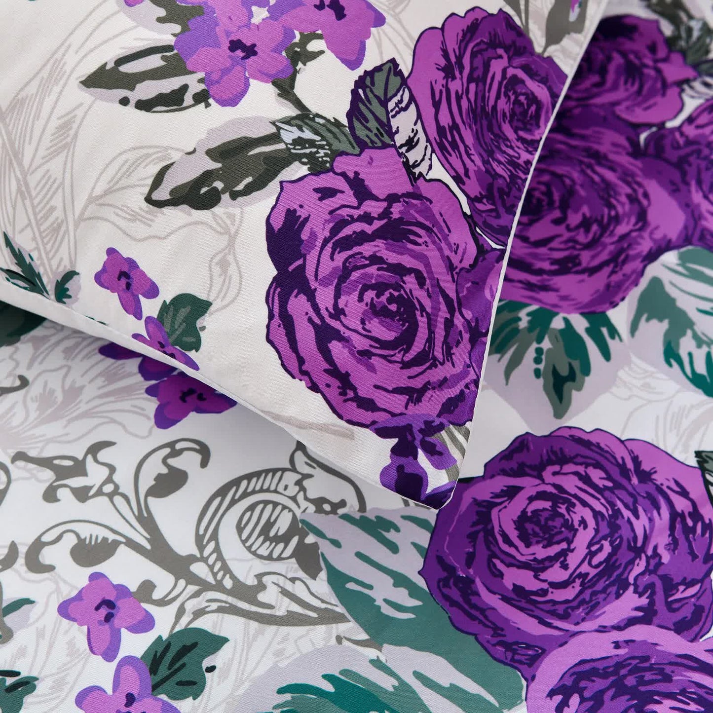 Luxe Loft Purple rose Quilted Comforter & Shams – Trending 3‑Piece Set - Image 4