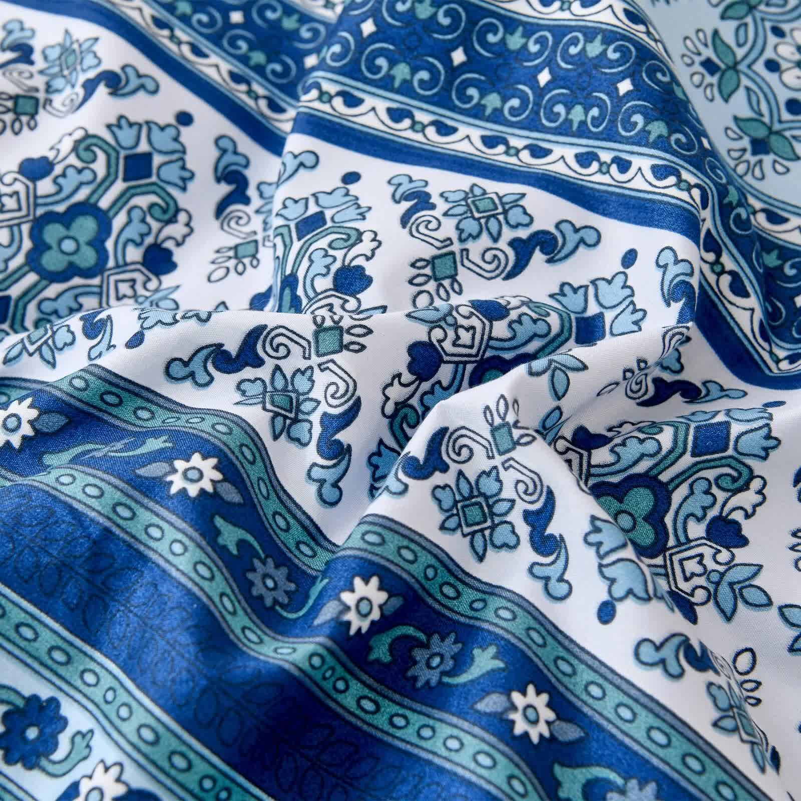 Boho Vibes blue Bedding Set – 3‑Piece Comforter & Pillow Covers - Image 7