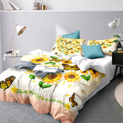 Airy Loft butterfly floral 3‑Piece Comforter Bundle – Relaxed - Image 3