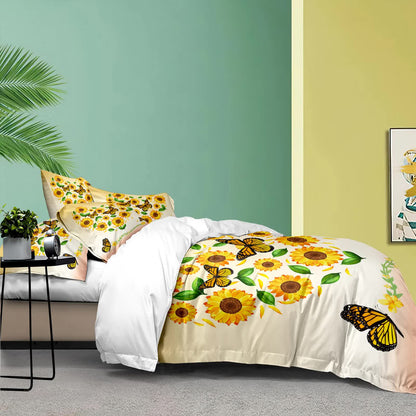 Airy Loft butterfly floral 3‑Piece Comforter Bundle – Relaxed - Image 6