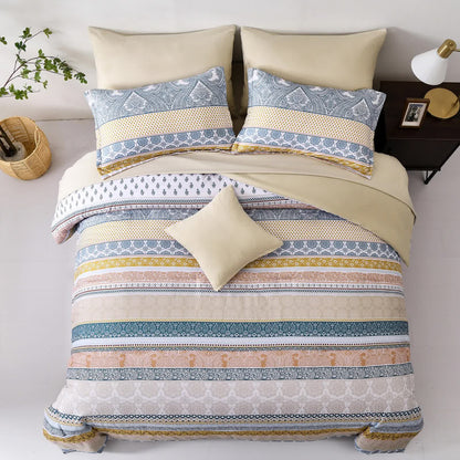 Luxe Loft Boho Quilted Comforter & Shams – Trending 3‑Piece Set - Image 2