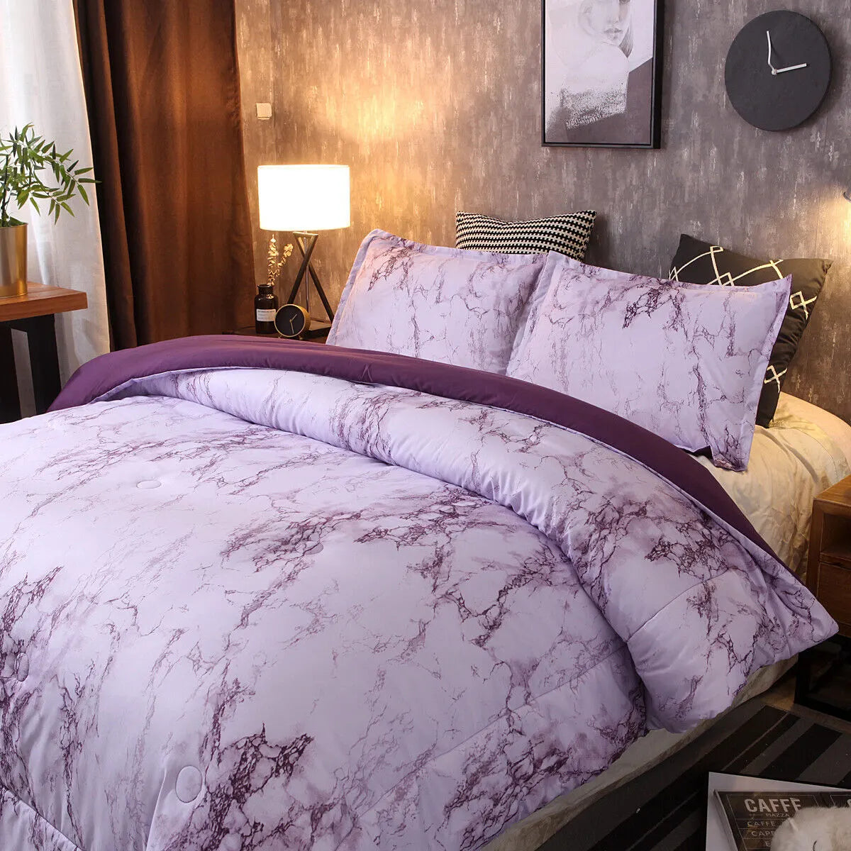 Ethereal Pastel Dreamy Lightweight 3 Pc Comforter & Pillow Cover Set - Image 3