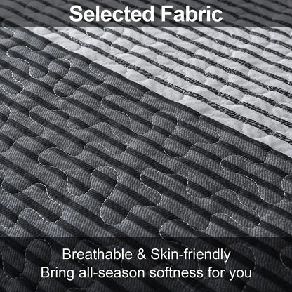Detailed Quilted Bedspread and Pillowcases Set: A Signature of Quality and Style - Queen size - Image 3