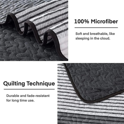 Detailed Quilted Bedspread and Pillowcases Set: A Signature of Quality and Style - Queen size - Image 5