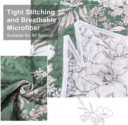 Sophisticated Quilted Coverlet and Pillowcases Set: Elevate Your Bedroom Decor - Queen size - Image 4