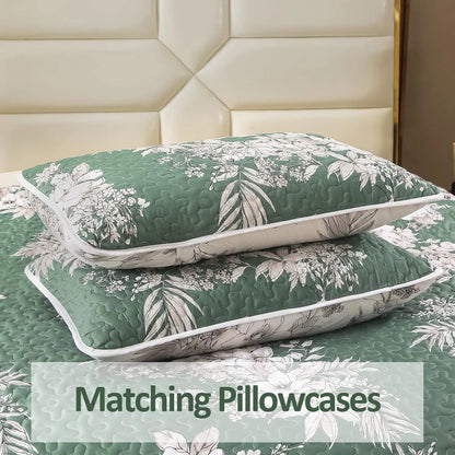 Sophisticated Quilted Coverlet and Pillowcases Set: Elevate Your Bedroom Decor - Queen size - Image 5