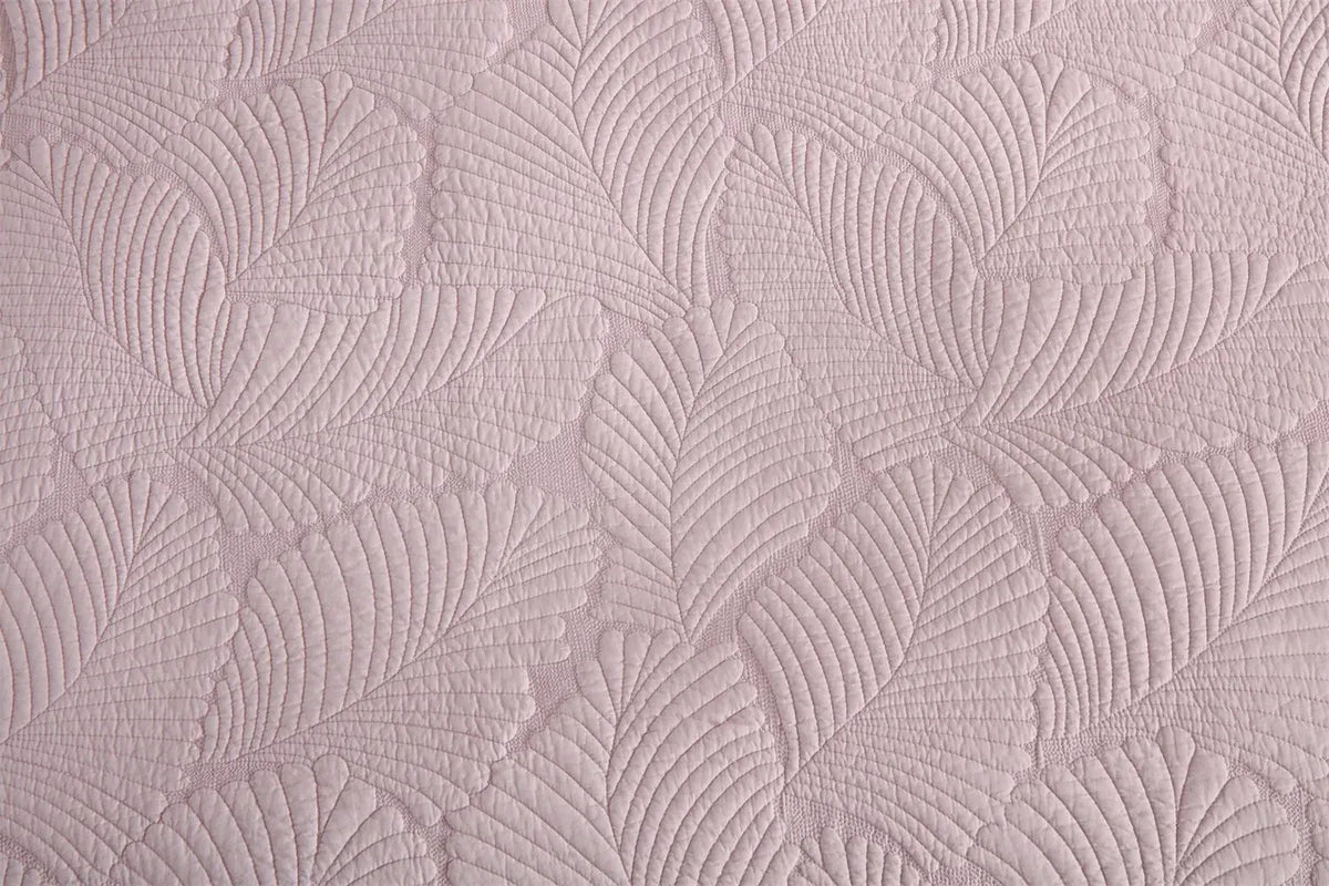 100% Cotton Embossed Blush Rose Coverlet Bedspread Set - Image 7