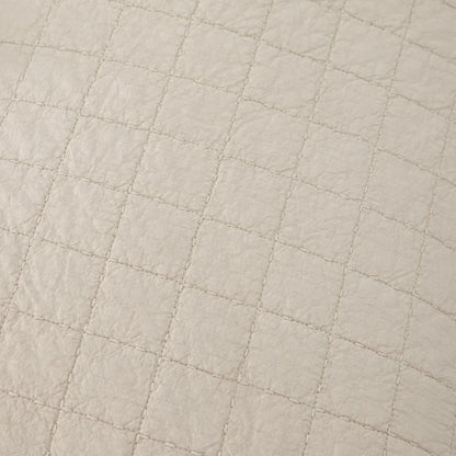 100% Cotton Embossed Cream Fringe Luxe Coverlet Bedspread Set - Image 2