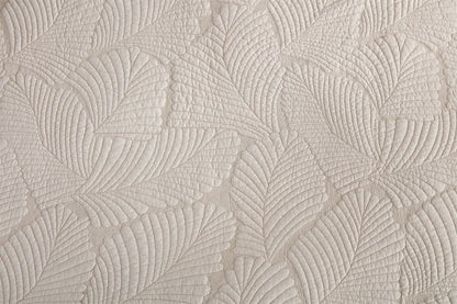 100% Cotton Embossed Ivory Haven Coverlet Bedspread Set - Image 5