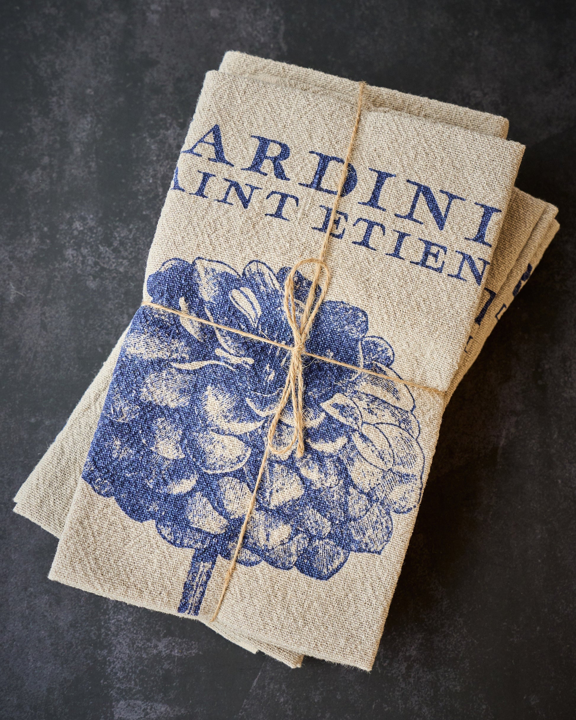 casa-verde-tea-towel-vintage-linen-cott-le-jardinier - Image 3