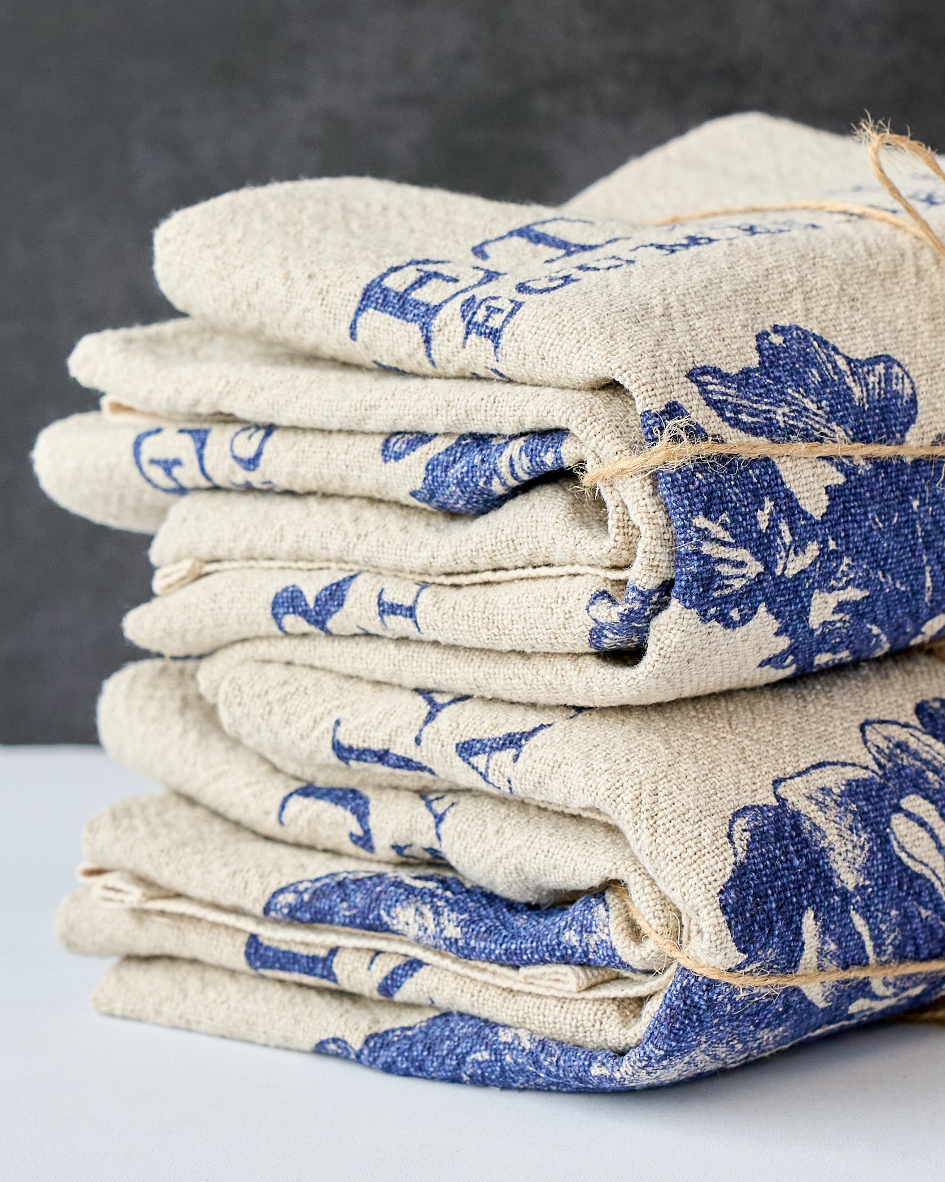 casa-verde-tea-towel-vintage-linen-cott-le-jardinier - Image 4