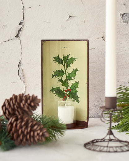 casa-verde-vintage-tin-oval-sconce-holly-21cm - Image 3