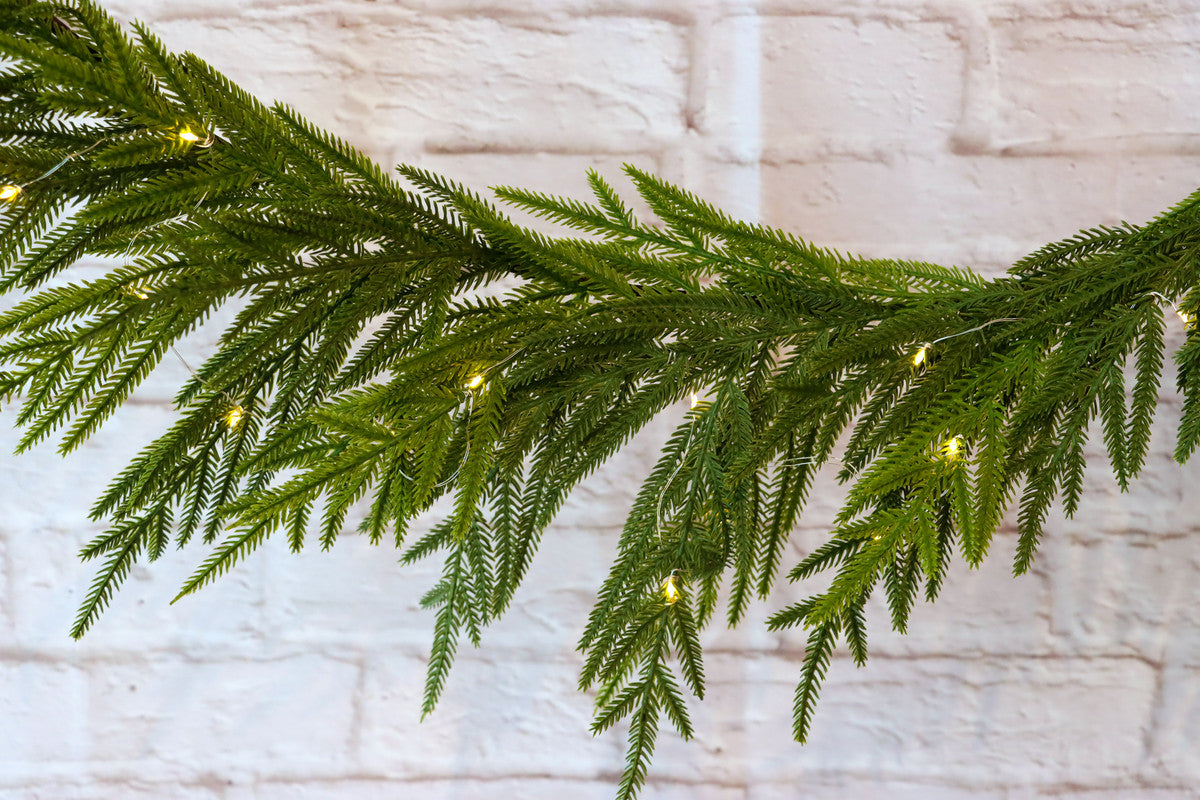 PINE GARLAND USB POWERED 183CM - Image 2
