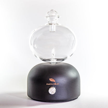 Oscar High Eco-Friendly Nebuliser Black | Waterless Aroma Diffuser | No Plastics Pure Essential Oil Diffusing