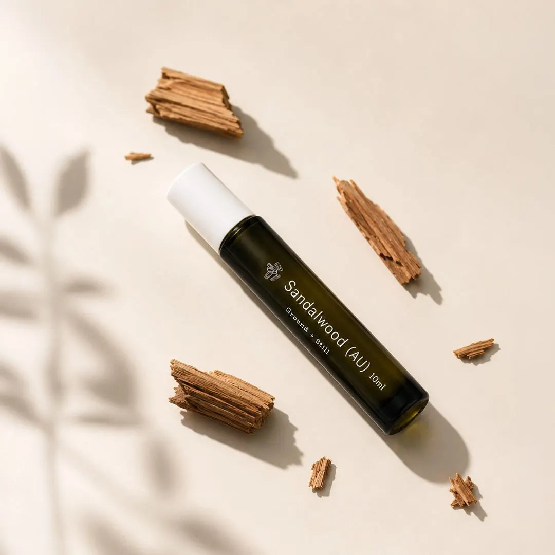 Sandalwood Essential Oil Roller — Warm Grounding Ritual for Sensory Calm, Rest & Emotional Reset - Image 3