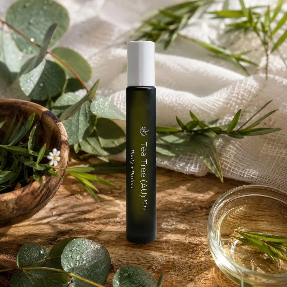 Tea Tree Essential Oil Roller — Clean Energy Reset for Mental Clarity, Focus & Emotional Balance - Image 3